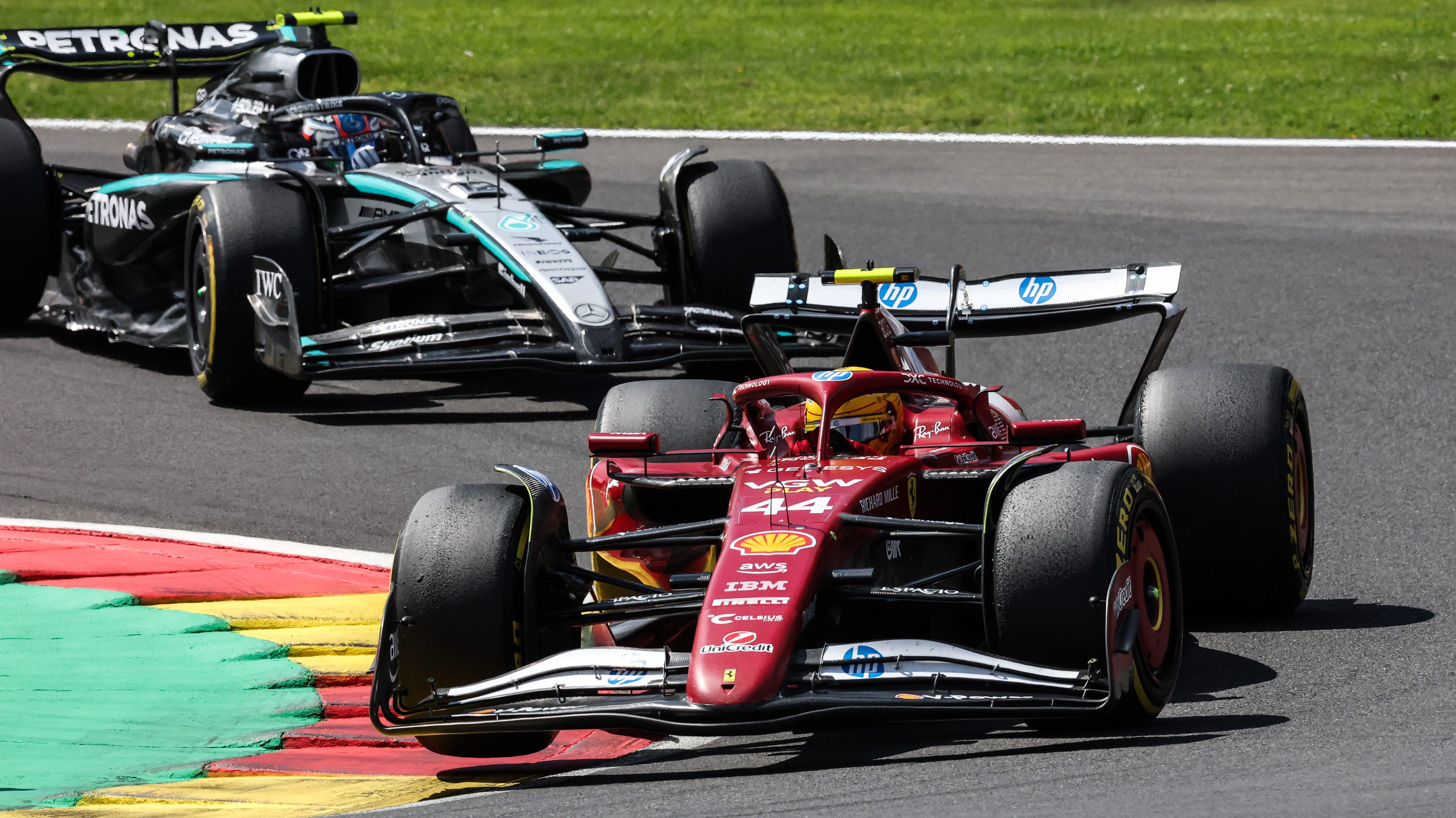 Hamilton Belgium sprint