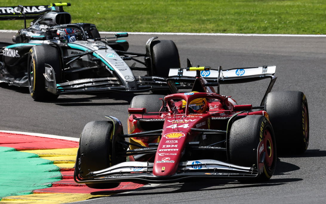 Hamilton Belgium sprint