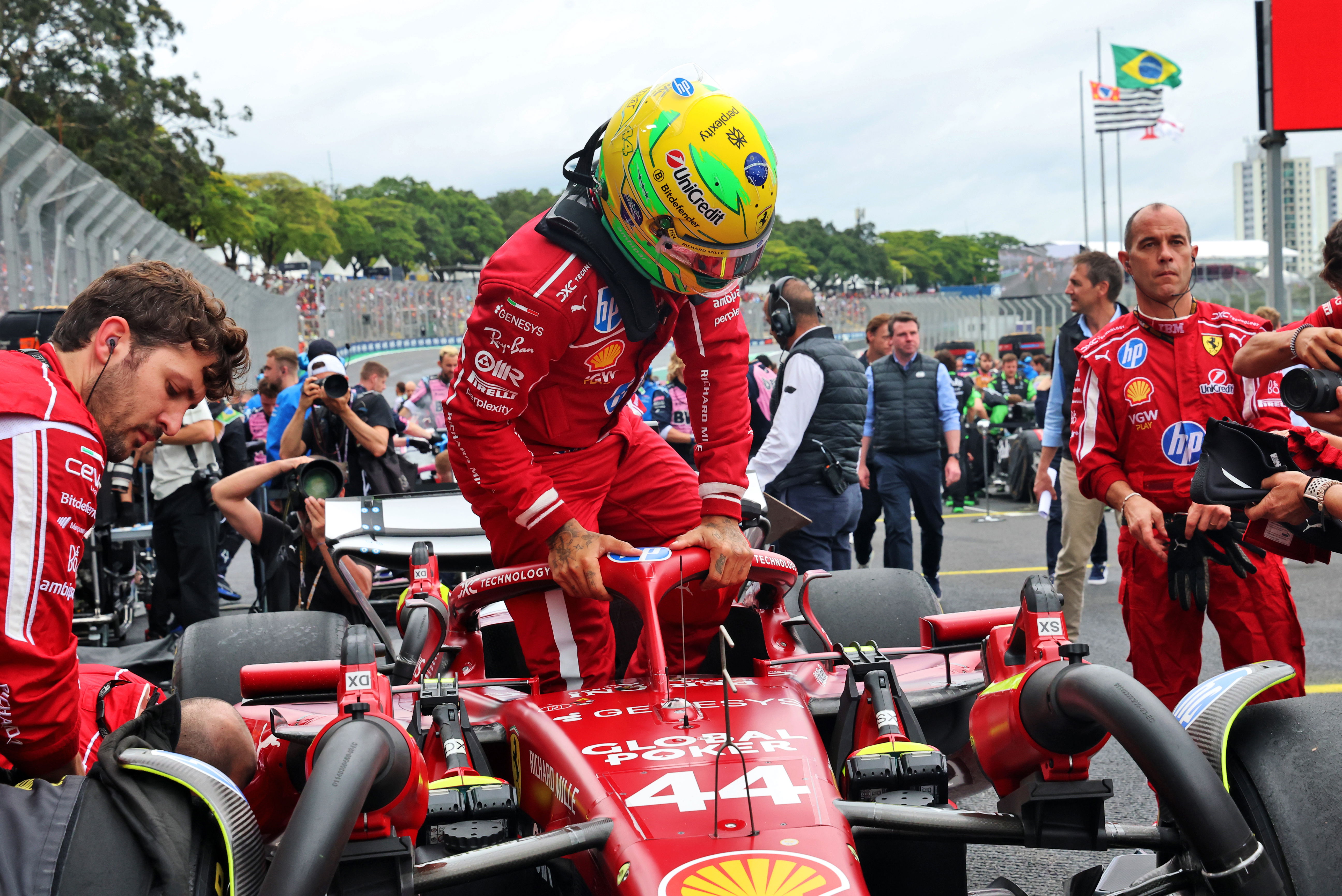 Hamilton Brazil sprint