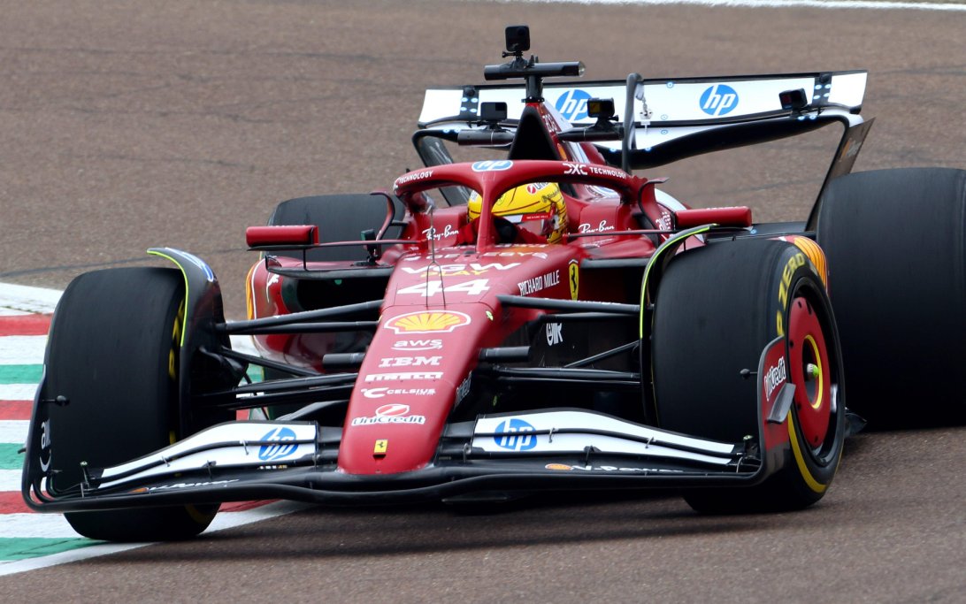 Hamilton Ferrari shakedown