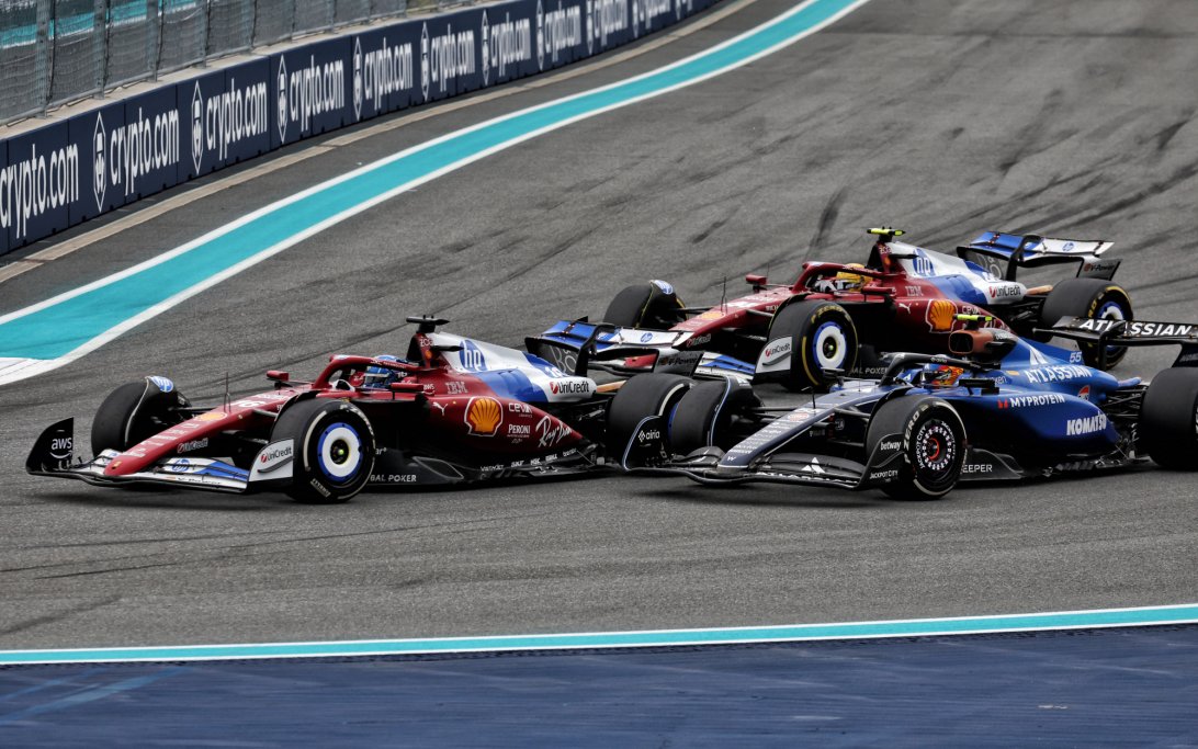 Hamilton Leclerc Sainz Miami
