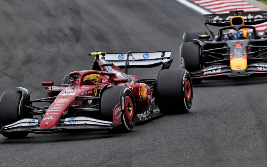 Hamilton Verstappen Hungary race