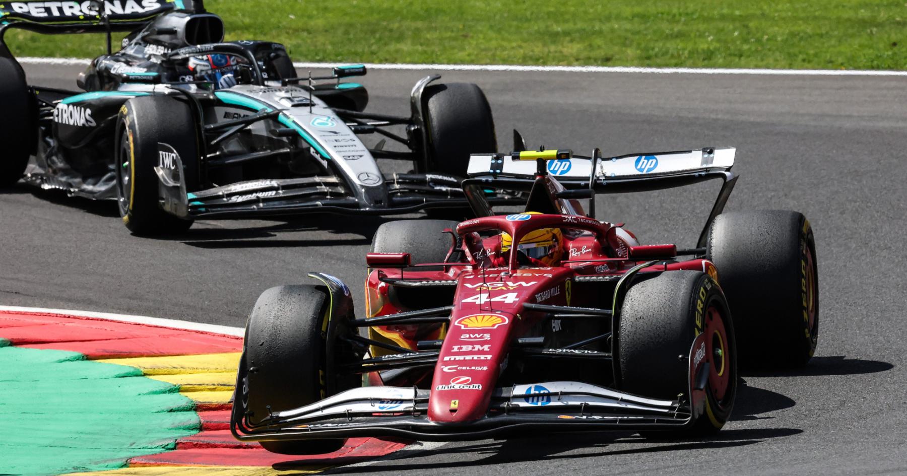 Adjusted starting grid for 2025 F1 Belgian Grand Prix at Spa after Lewis Hamilton penalty