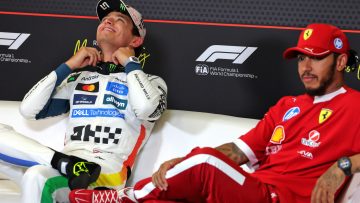 Lewis Hamilton issues 'aggressive' threat in Lando Norris pursuit