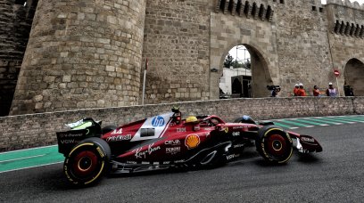 Hamilton FP2 Baku