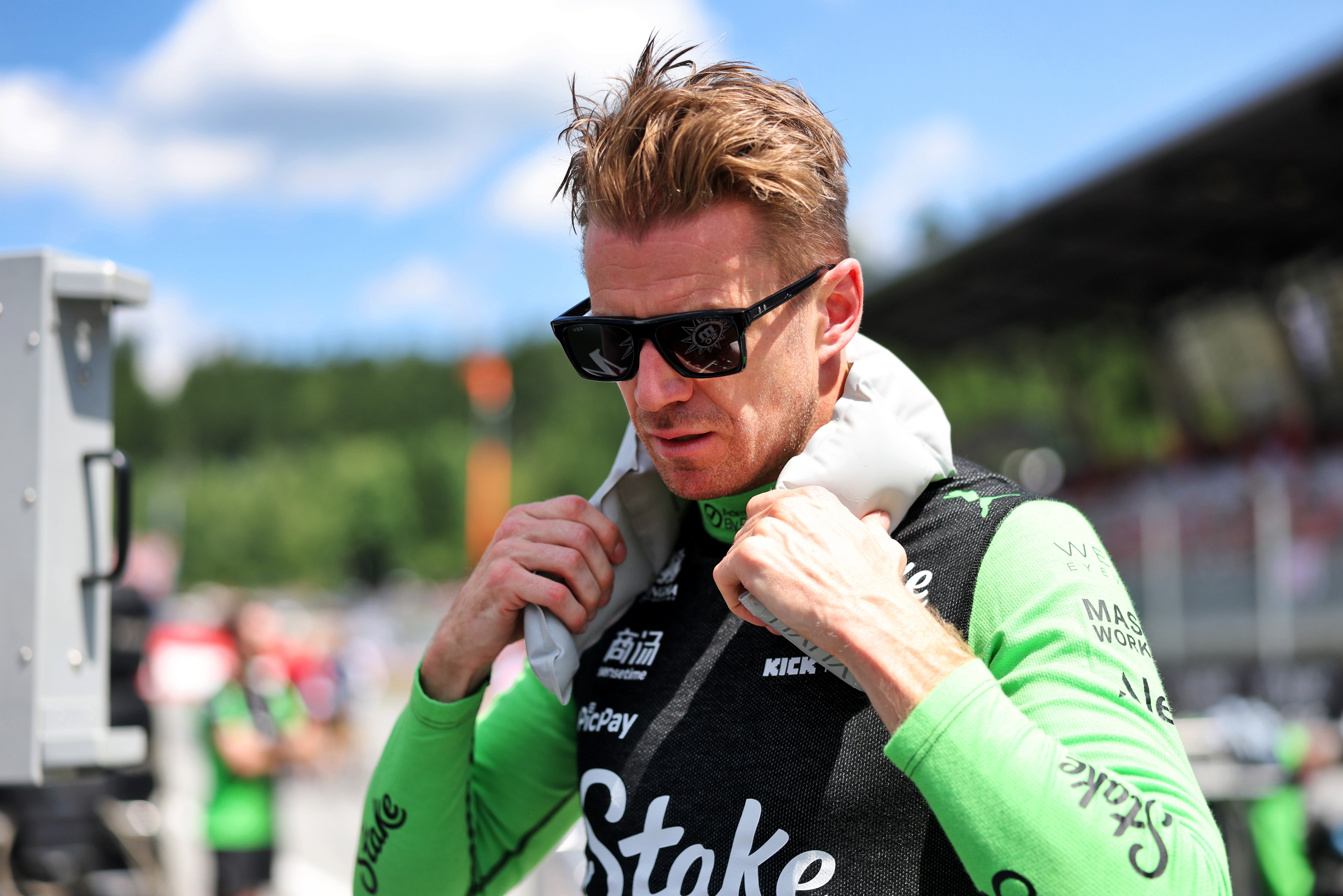 Hulkenberg Austria race day