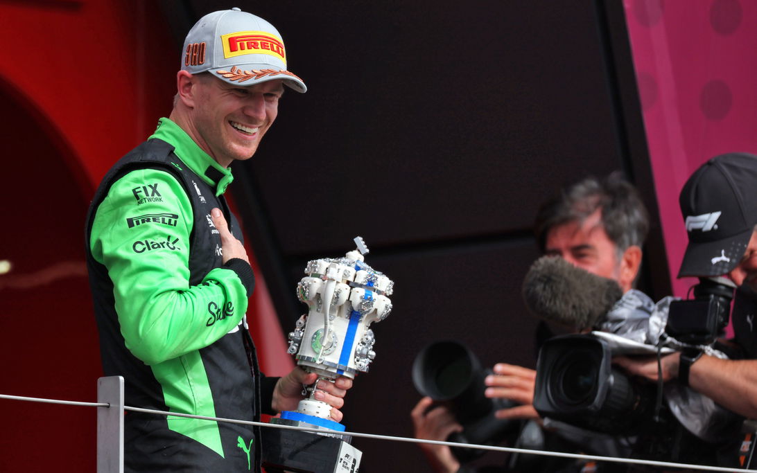 Hulkenberg podium Silverstone