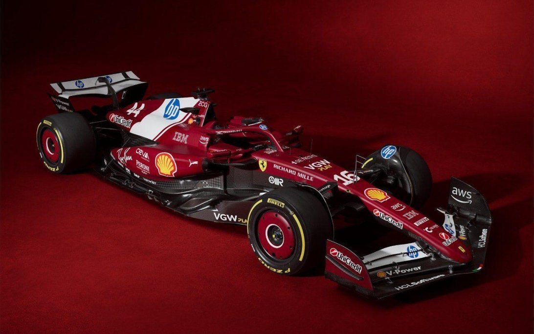 Ferrari F1 2025 livery