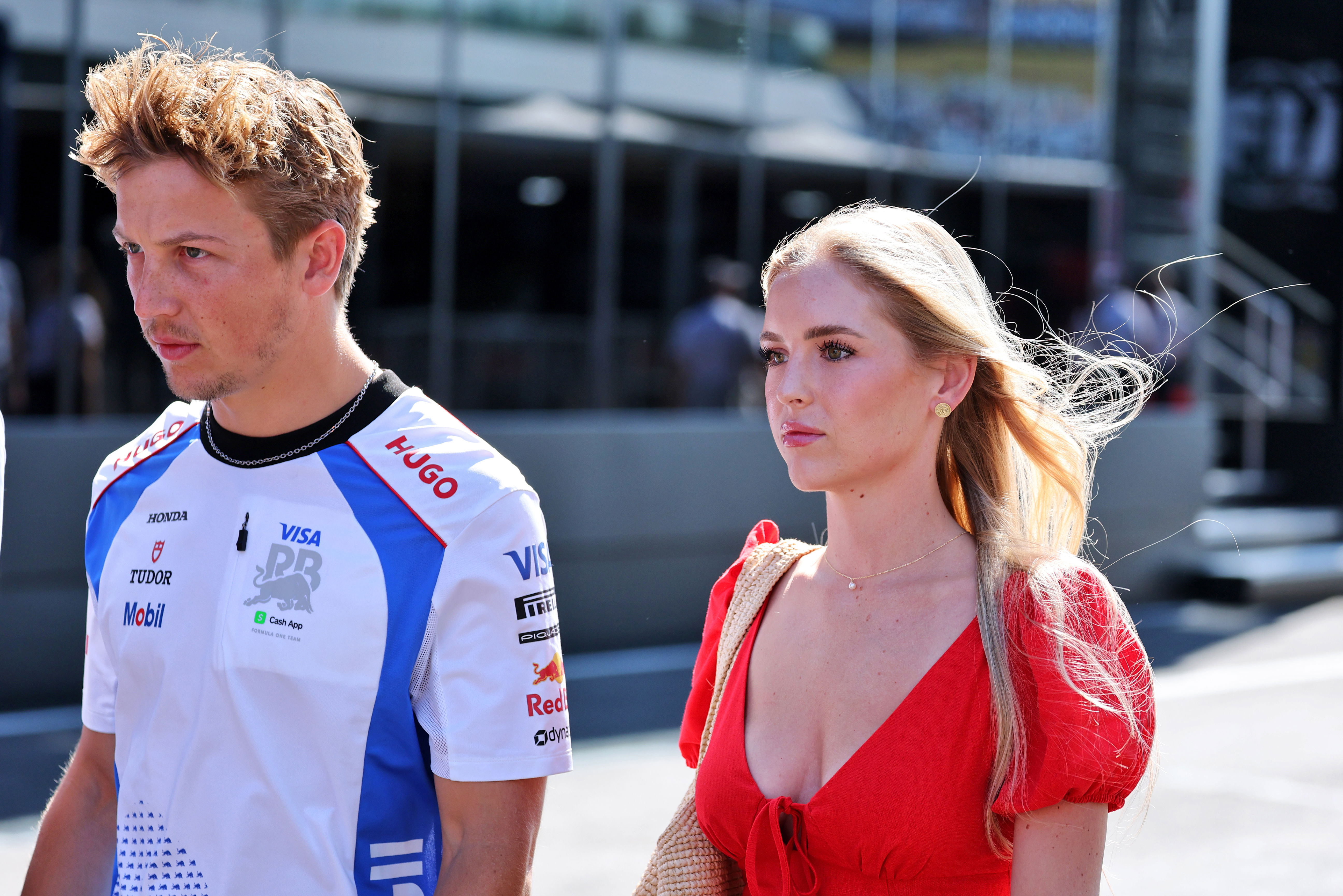 Lawson and girlfriend