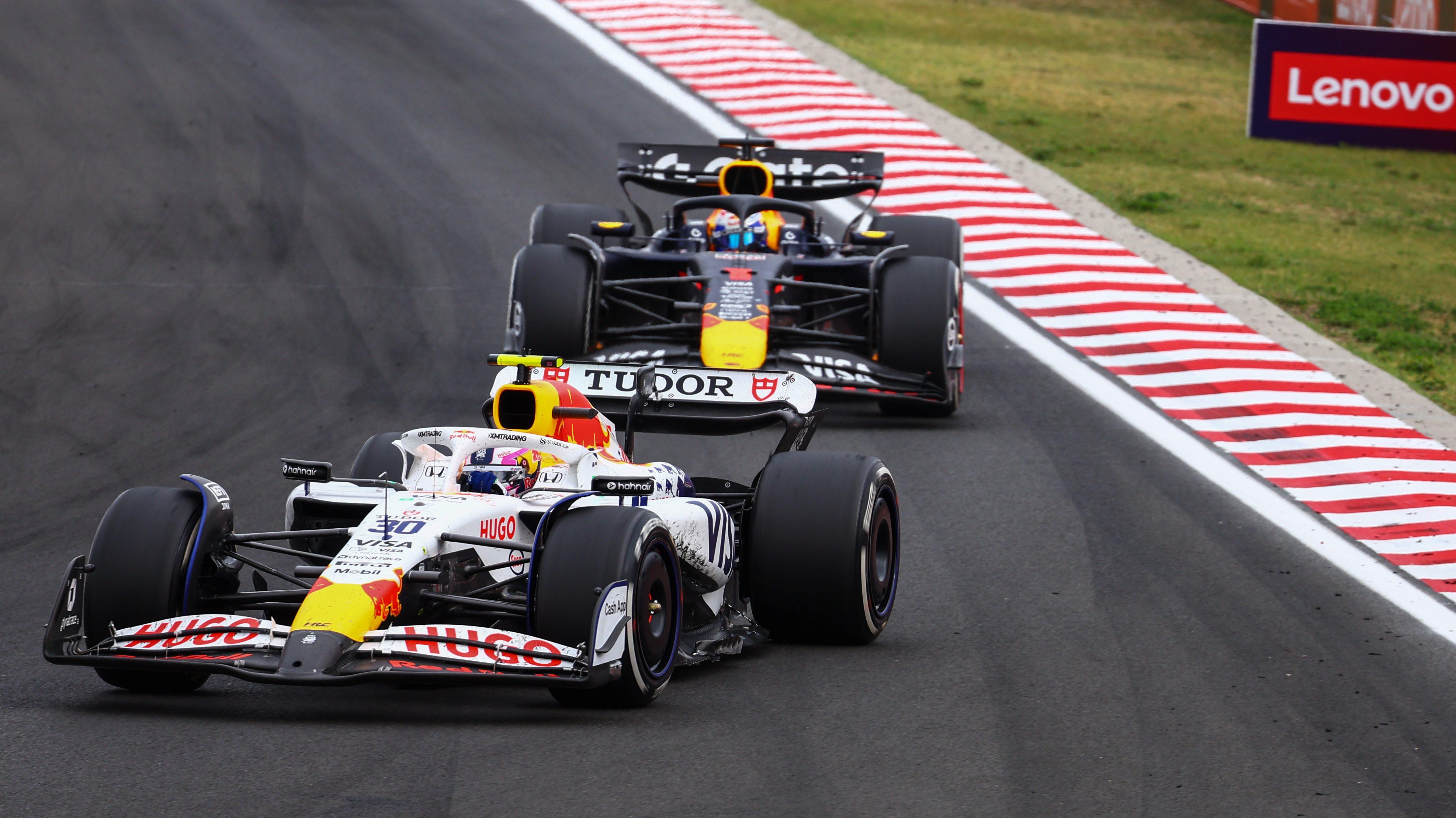 Verstappen Lawson Hungary