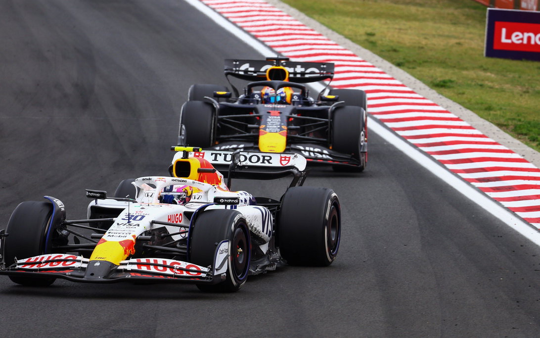 Verstappen Lawson Hungary