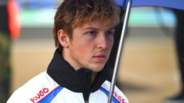 Liam Lawson caught off guard after rare Max Verstappen error