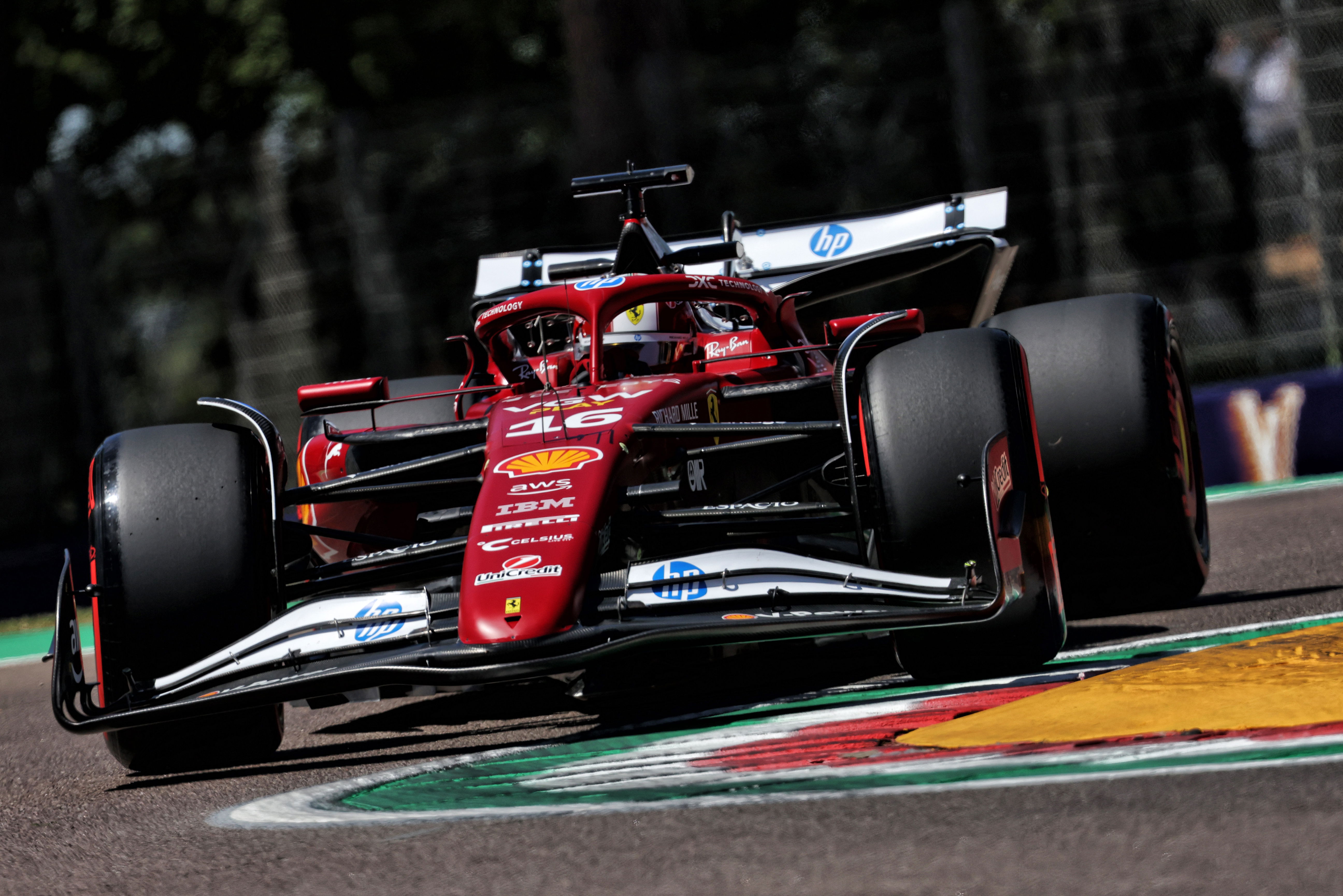 Leclerc FP1 Imola