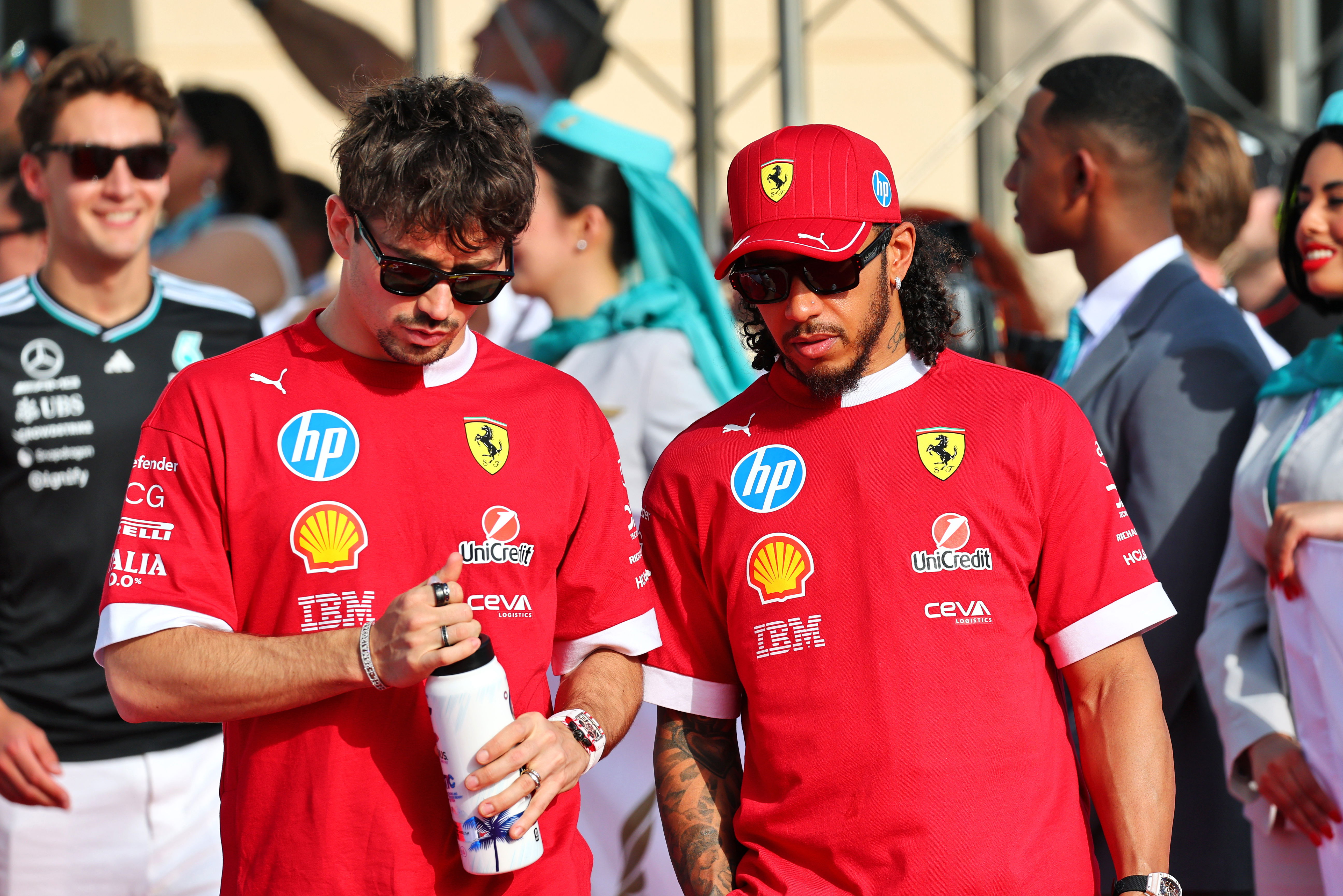 Leclerc Hamilton Bahrain