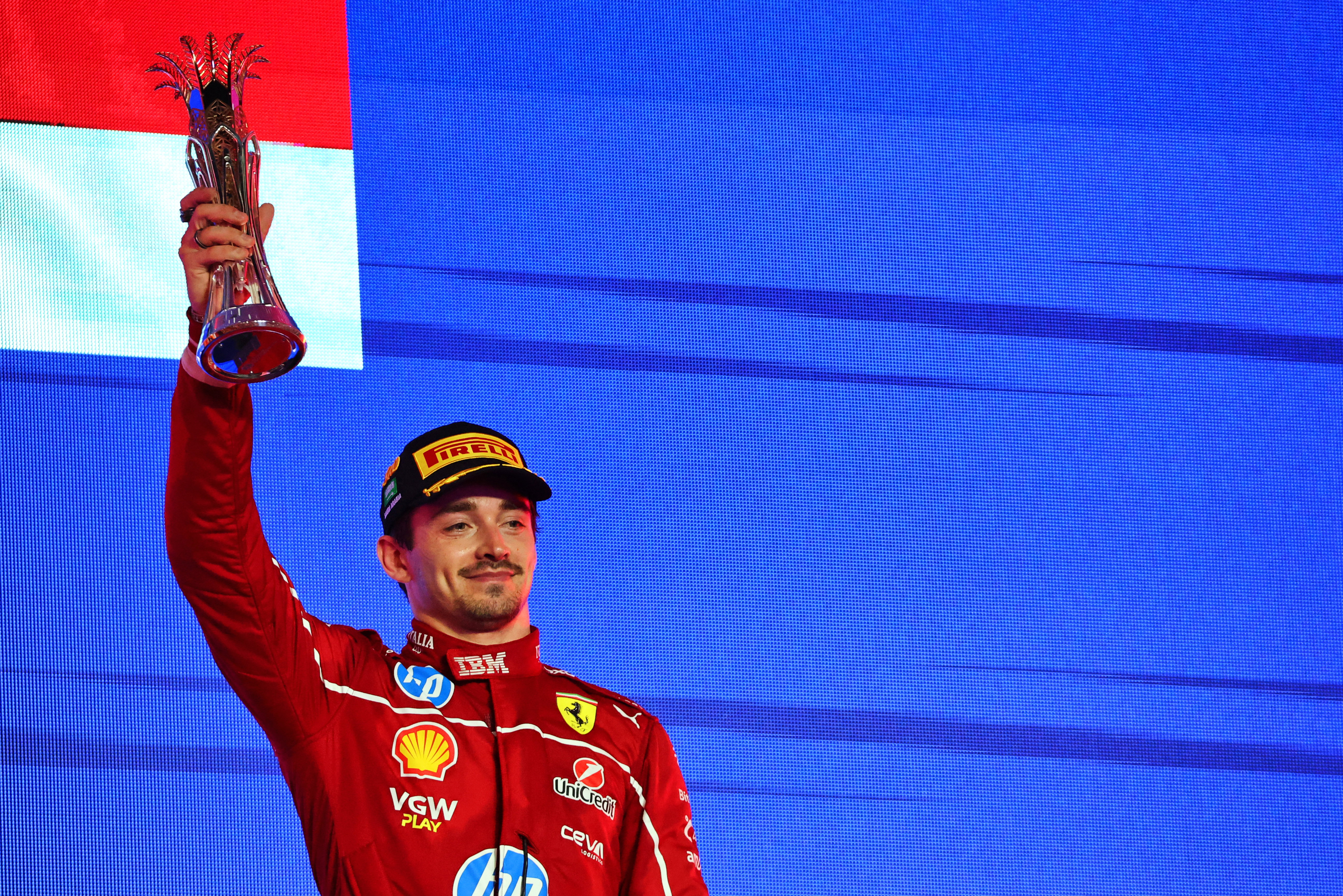 Leclerc Saudi podium