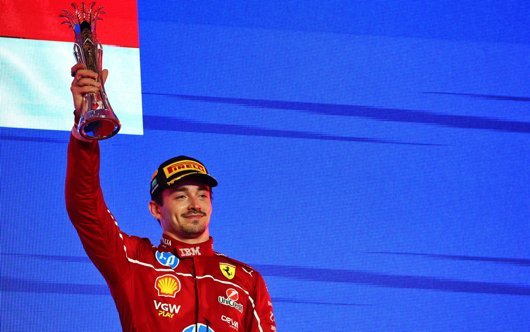 Leclerc Saudi podium