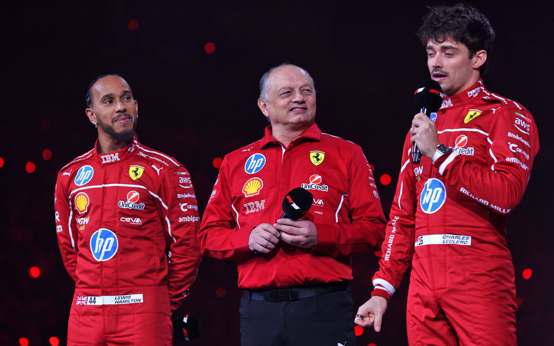 Leclerc Vasseur Hamilton