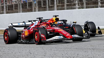 Leclerc Verstappen Spain