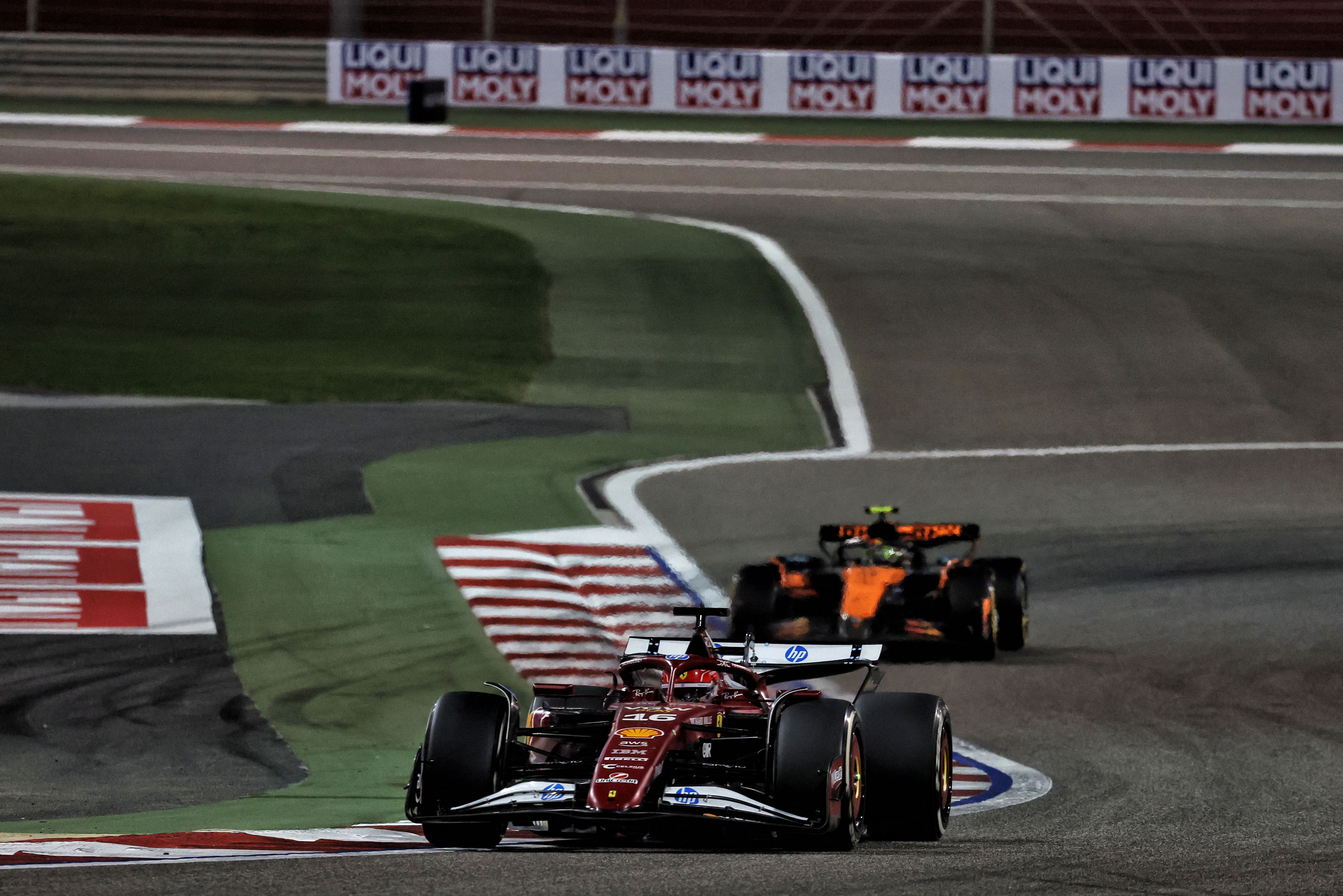 Leclerc Bahrain race