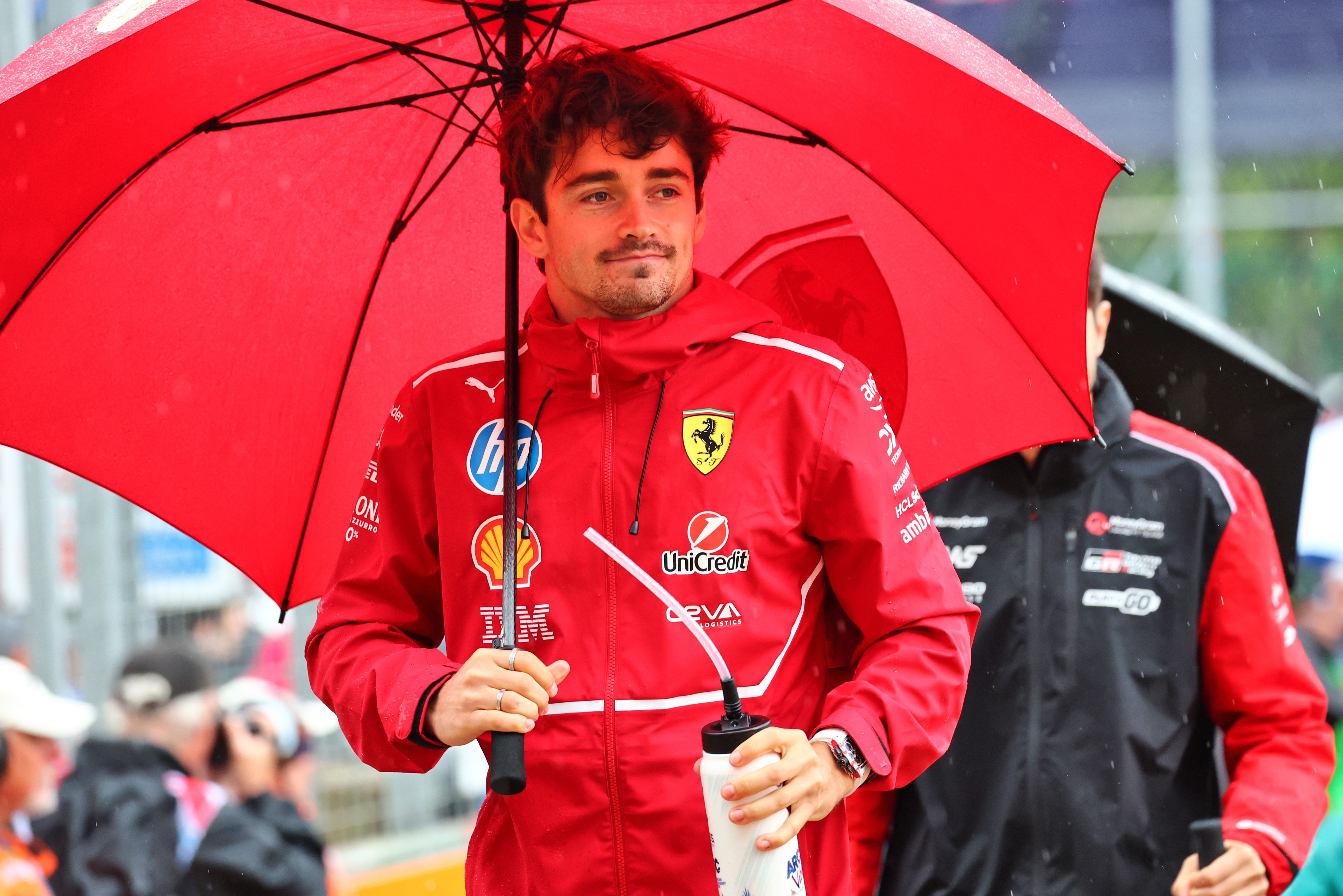 Leclerc Silverstone race day
