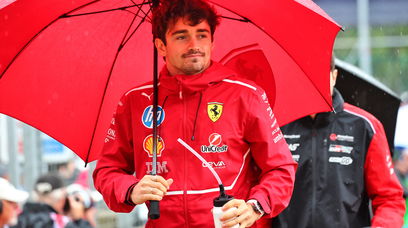 Leclerc Silverstone race day