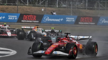 Leclerc Silverstone race wet
