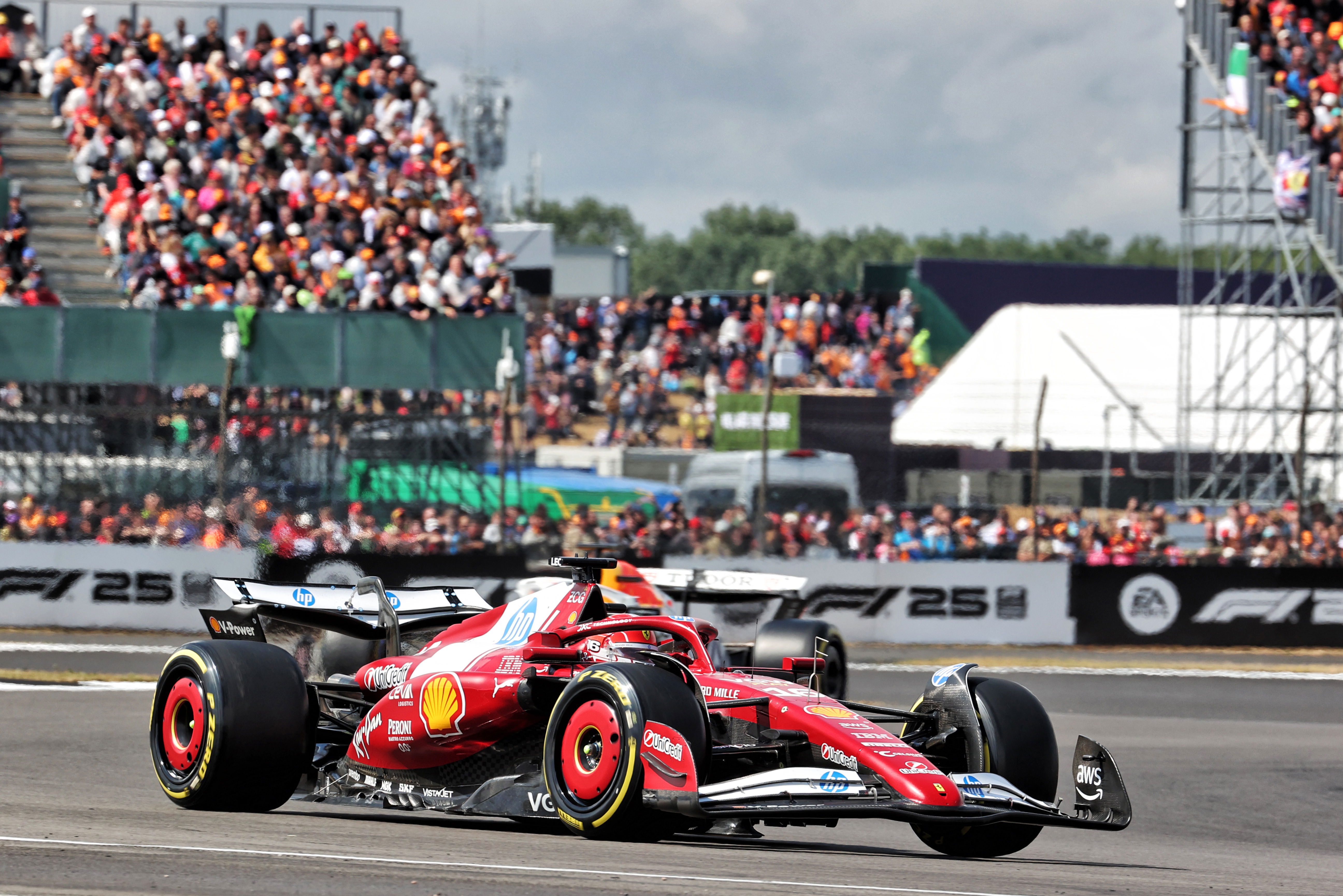 Leclerc Silverstone race