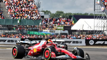 Button met unieke speltip: "Doe vooral het tegenovergestelde van Leclerc"