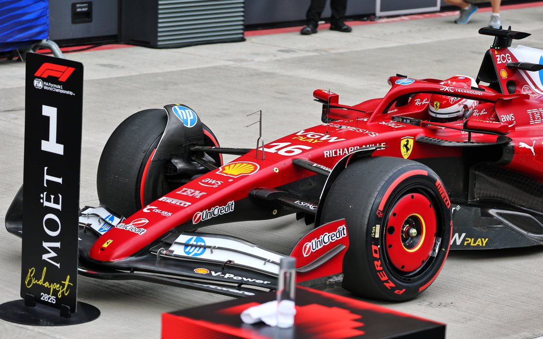 Leclerc Hungary pole