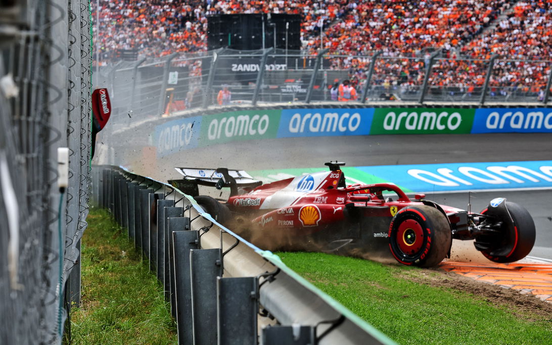 Leclerc crash Zandvoort