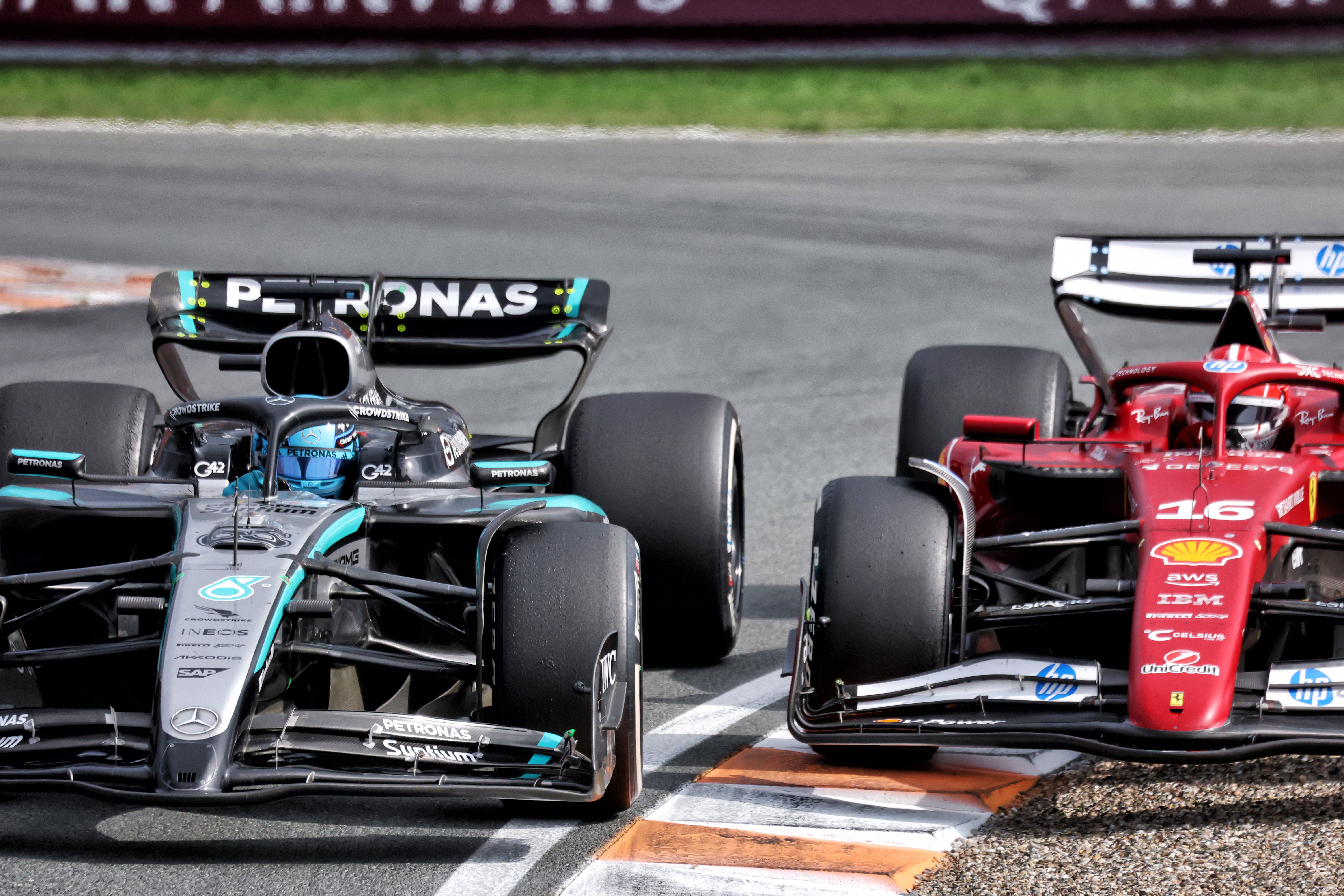 Leclerc Russell Zandvoort