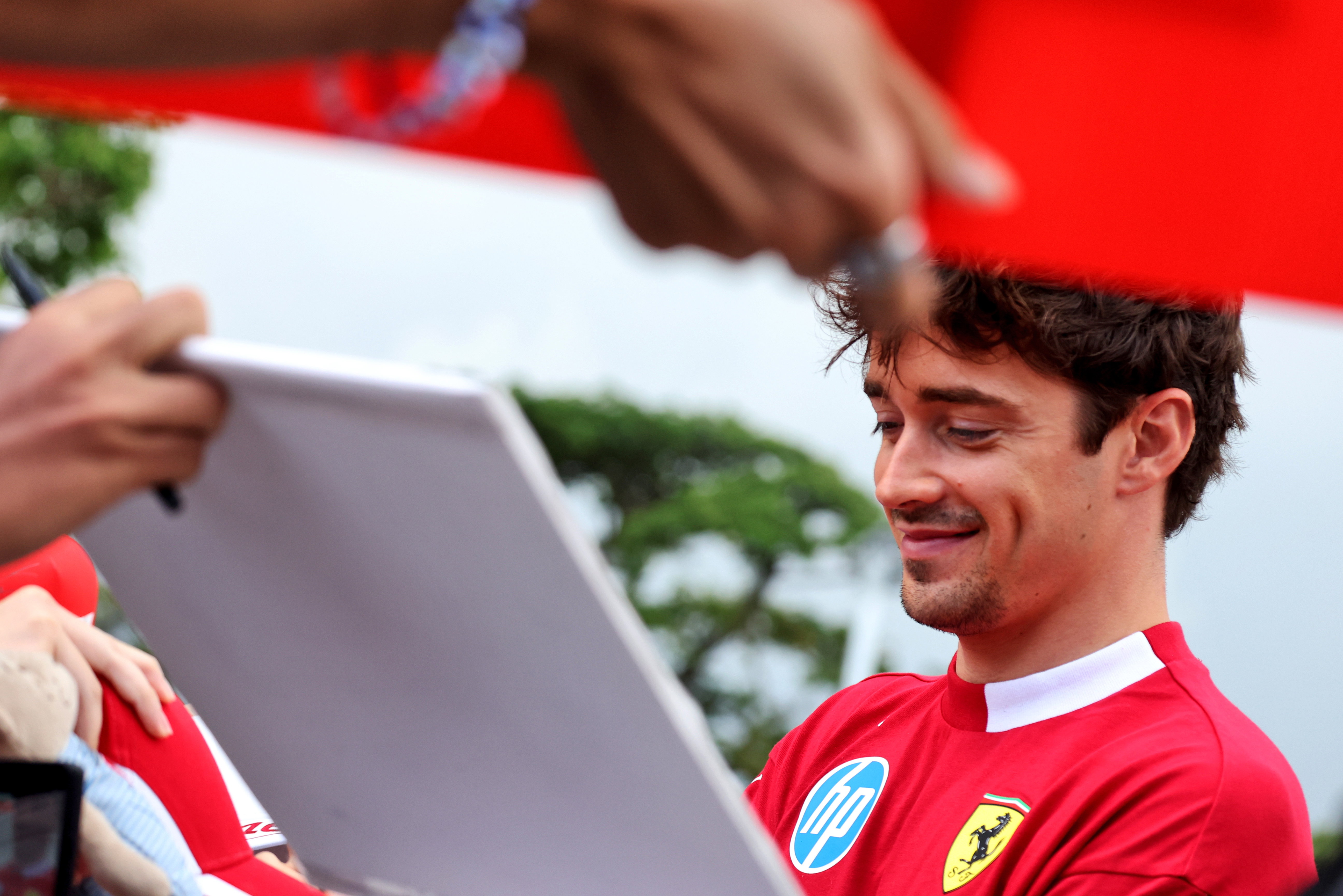 Leclerc Thursday Singapore