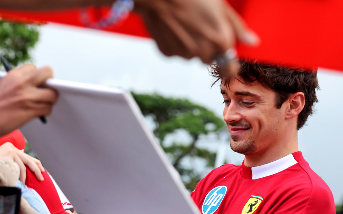 Leclerc Thursday Singapore