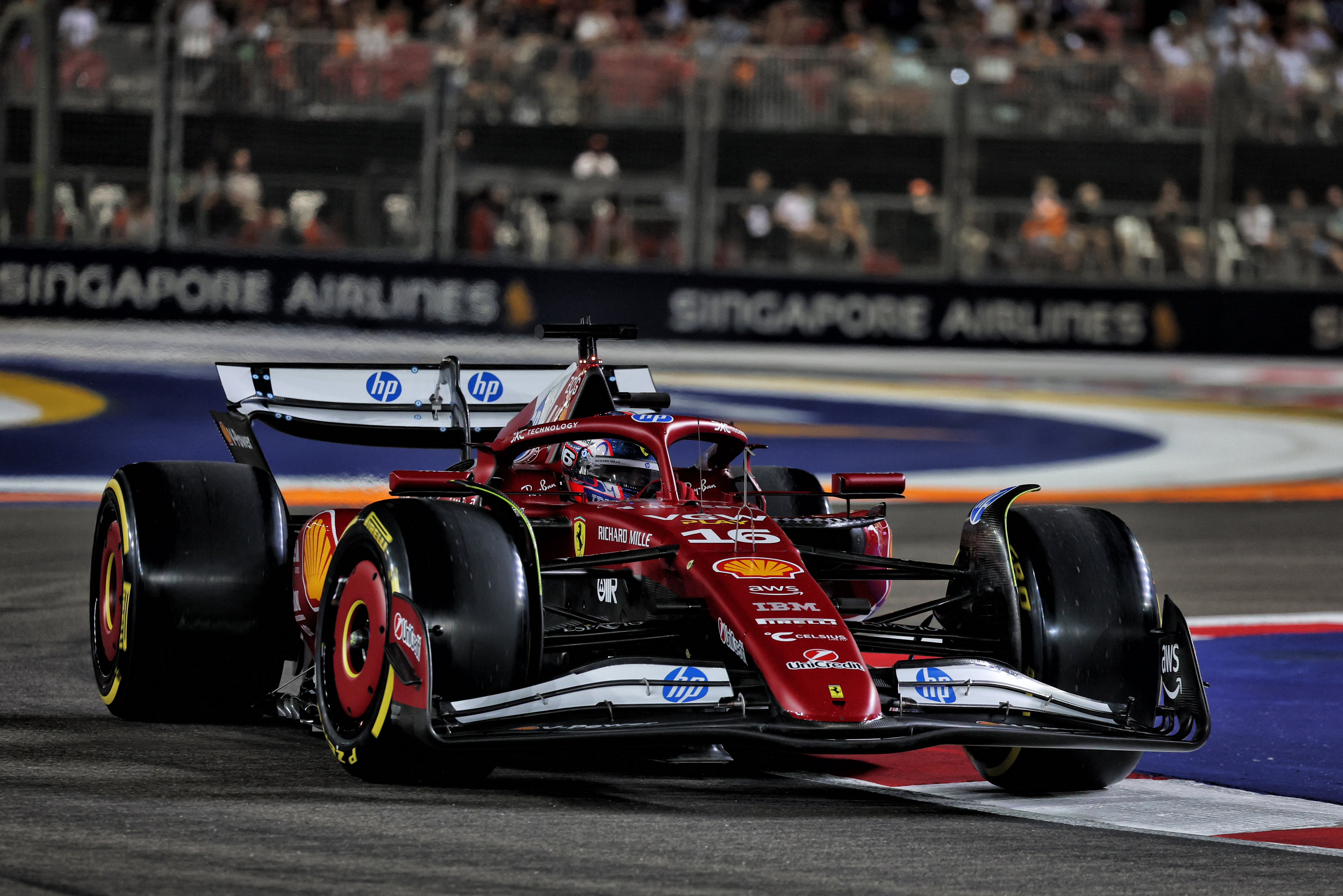 Leclerc FP2 Singapore