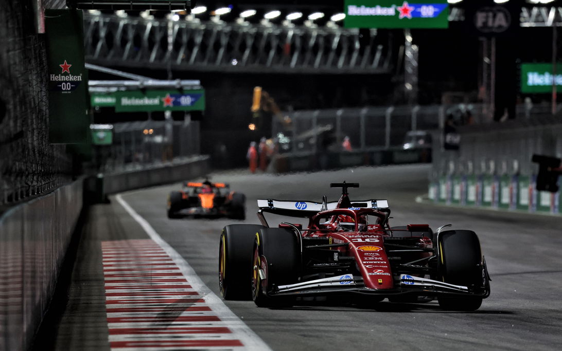 Leclerc Las Vegas race