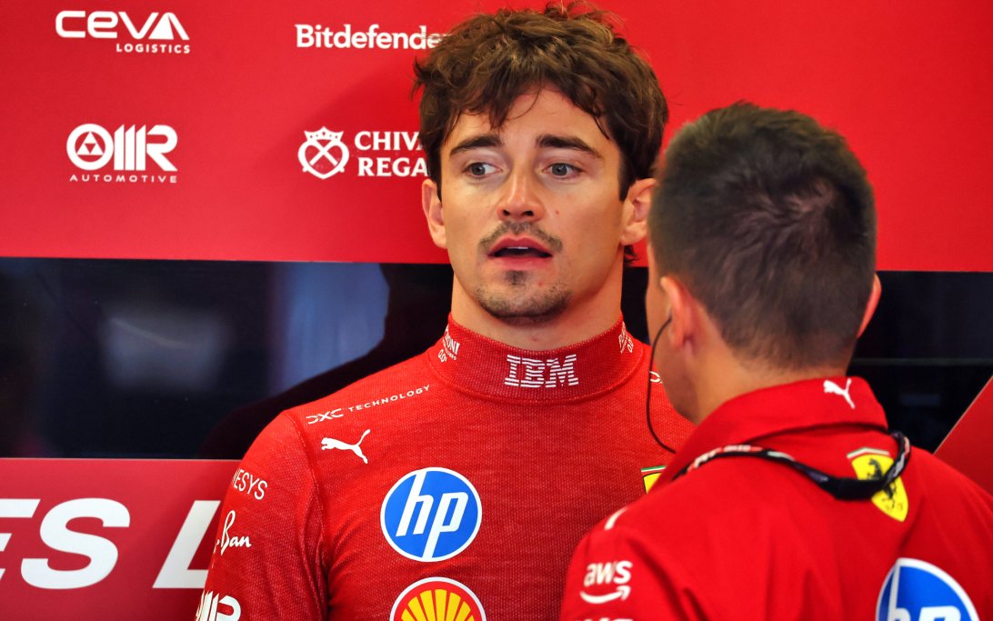 Leclerc Baku Sat