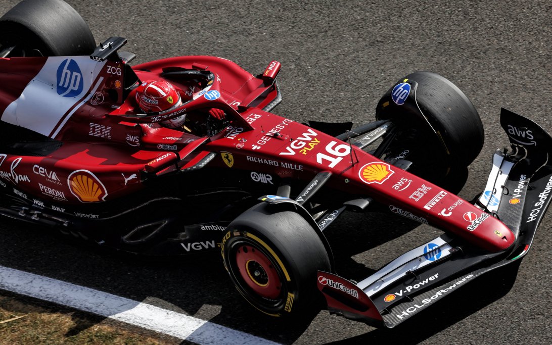 Leclerc Silverstone FP2