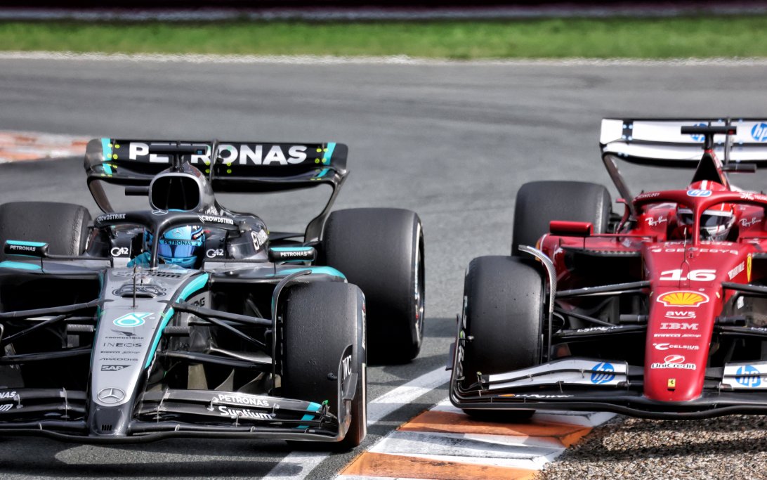 Leclerc Russell Zandvoort