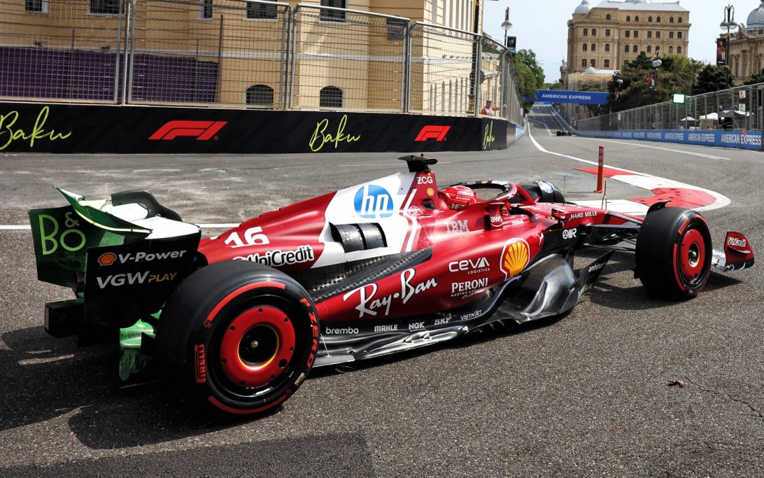 Leclerc FP1 Baku