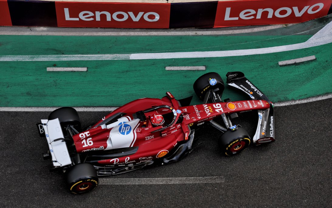 Leclerc Quali Baku