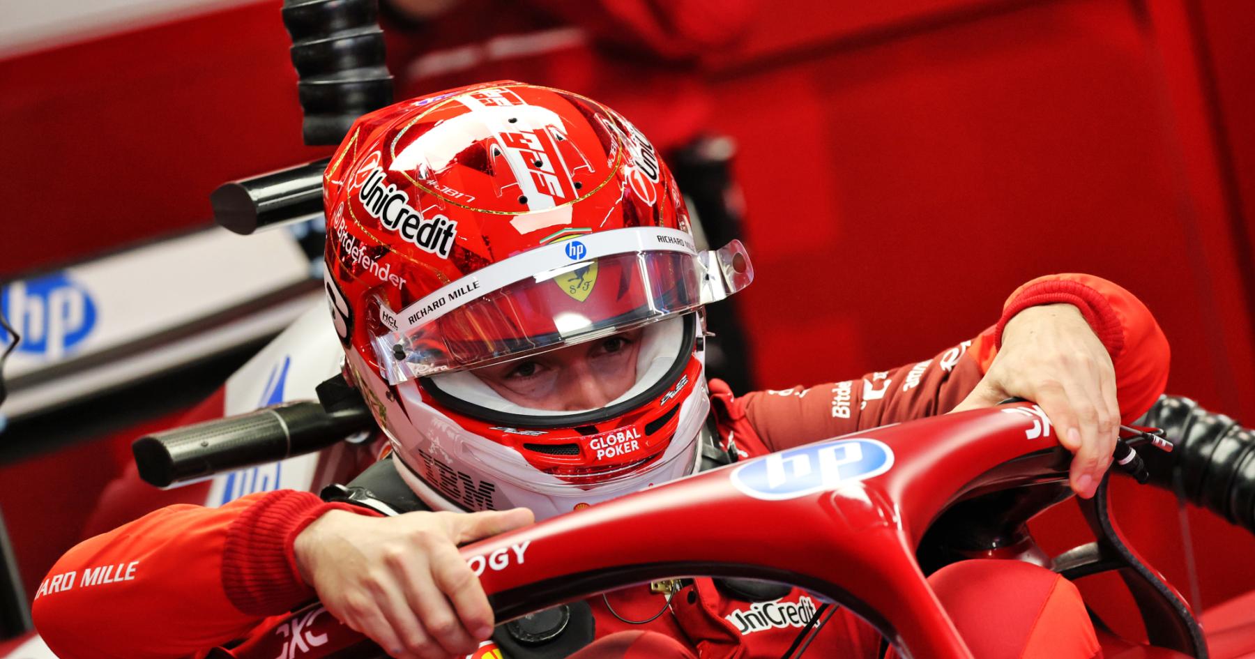 Charles Leclerc sets Ferrari target after practice 'misunderstanding'