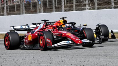 Leclerc Verstappen Spain