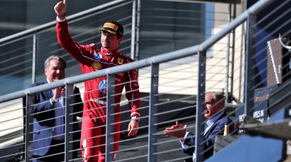 Leclerc race COTA