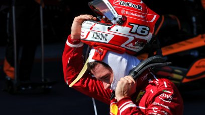 Leclerc Austria race day