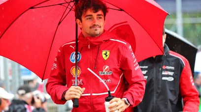 Leclerc Silverstone race day