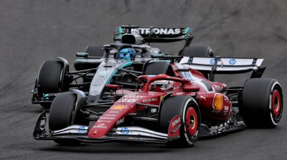 Leclerc Russell Hungary race