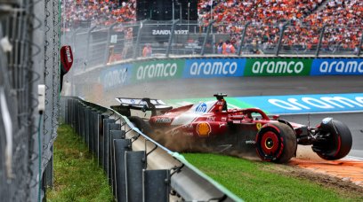 Leclerc crash Zandvoort