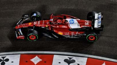 Leclerc FP3 Las Vegas wet