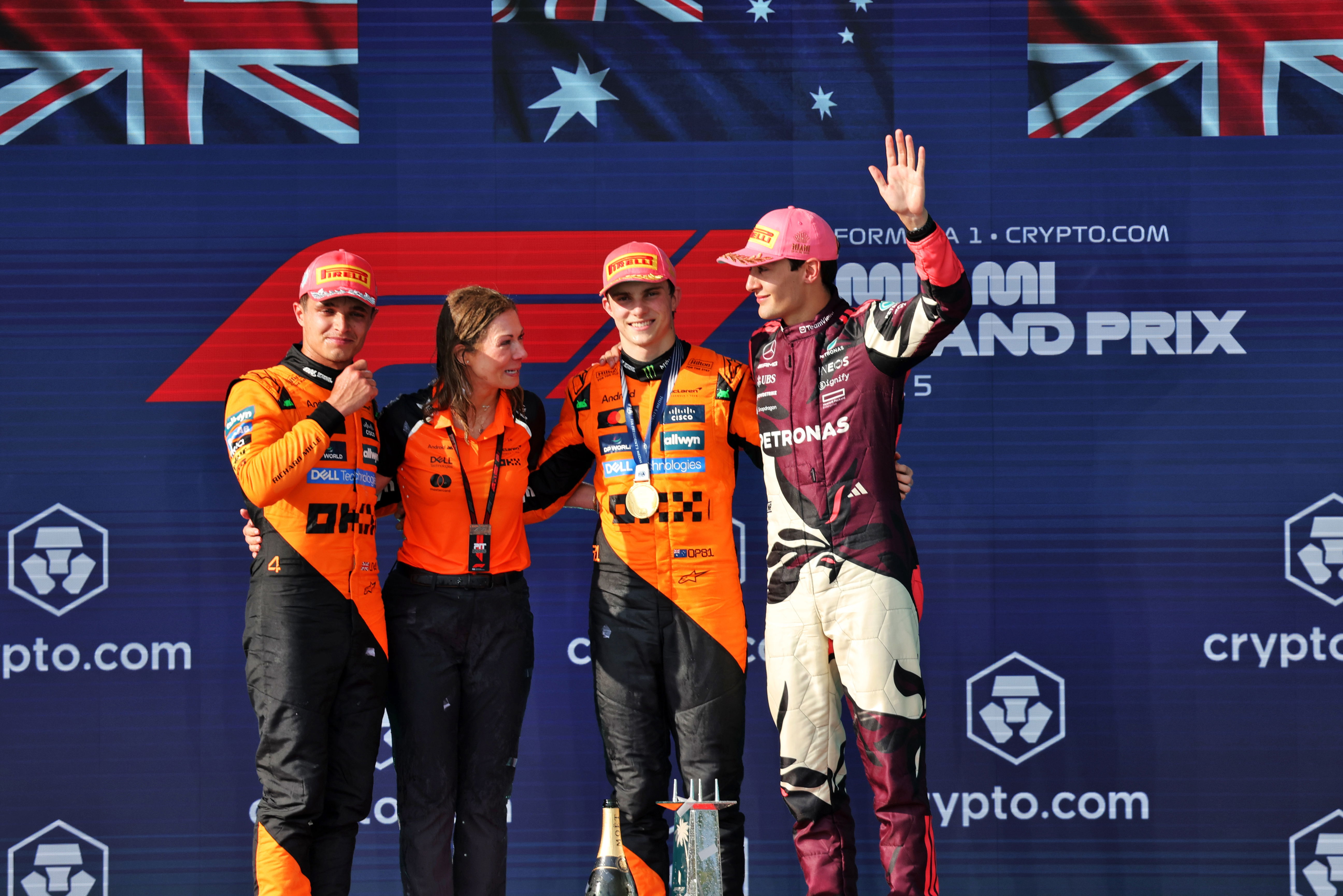 Miami GP podium