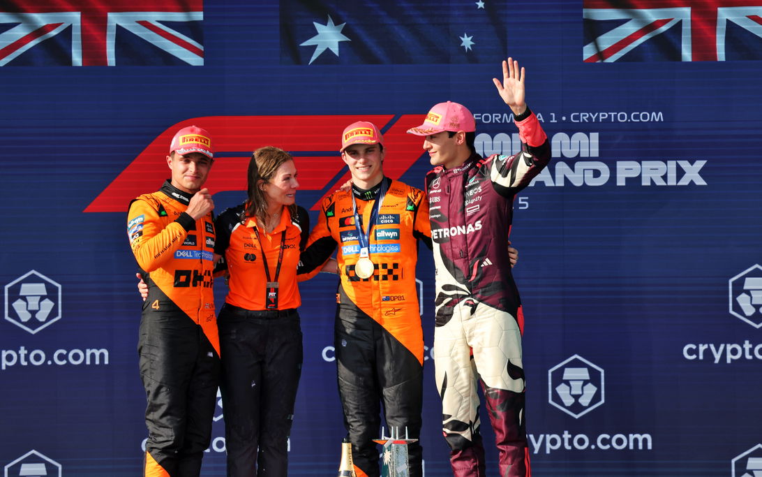 Miami GP podium